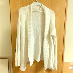 White open cardigan